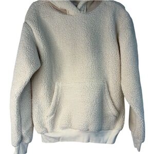 TALENTLESS Cream Sherpa Sweater